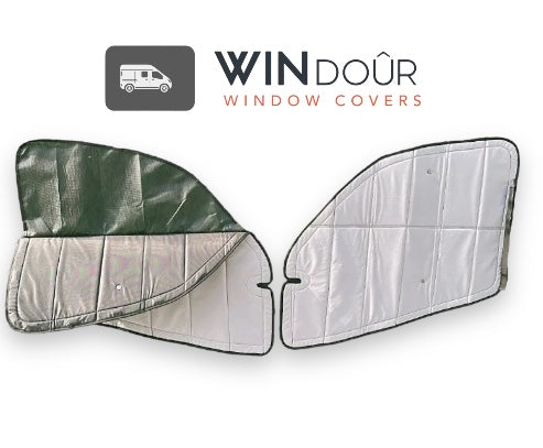 Modelos WINdoûr aislados, opacos, cubiertas para ventanas delanteras y Mosquito Sprinter.