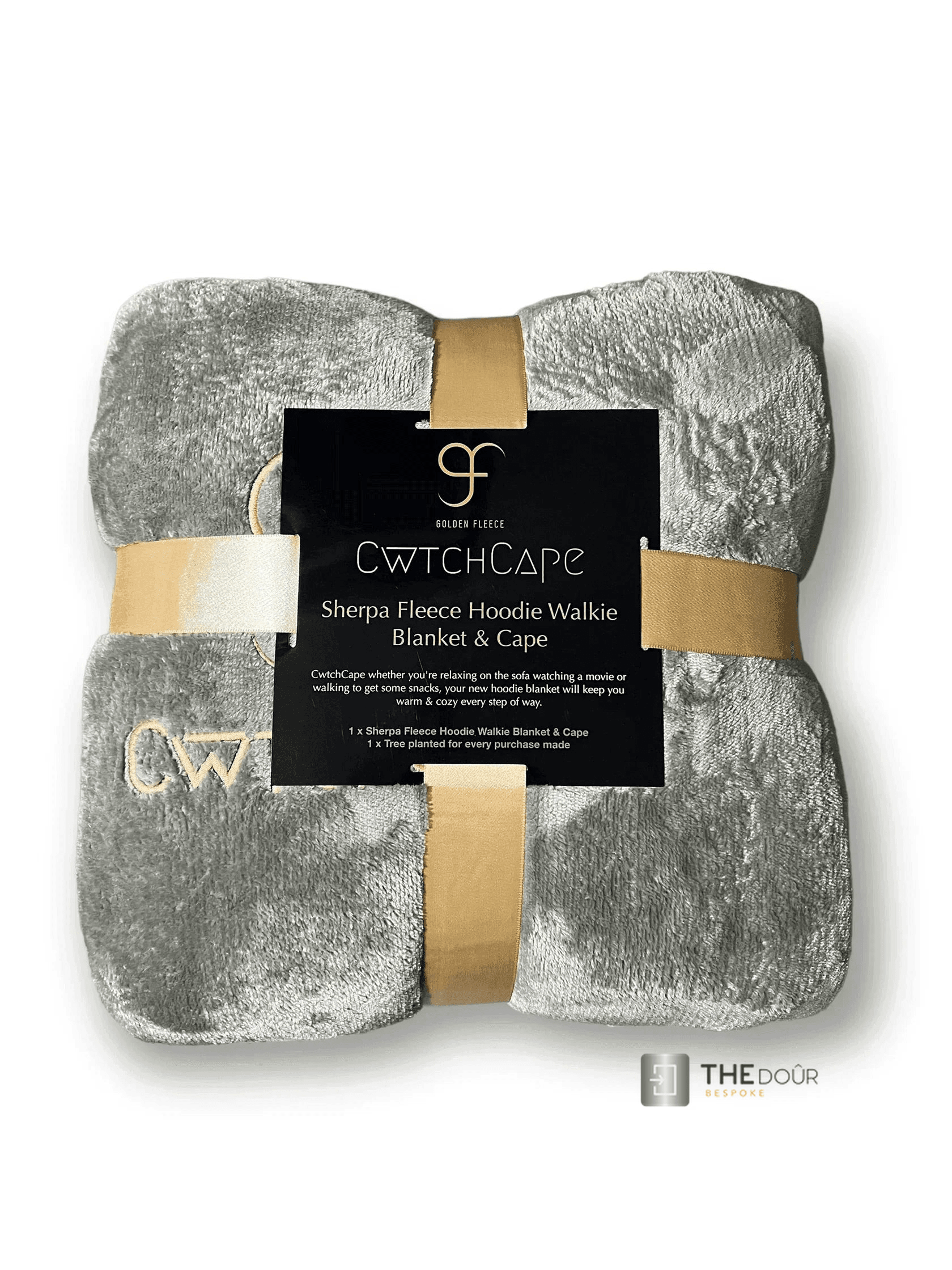 CwtchCape Camper Sherpa Fleece Hoodie Walkie Blanket Adult 1 size fits all - 4 Colours