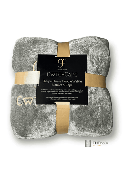 CwtchCape Camper Sherpa Fleece Hoodie Walkie Blanket Adult 1 size fits all - 4 Colours