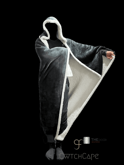 CwtchCape Camper Sherpa Fleece Hoodie Walkie Blanket Adult 1 size fits all - 4 Colours