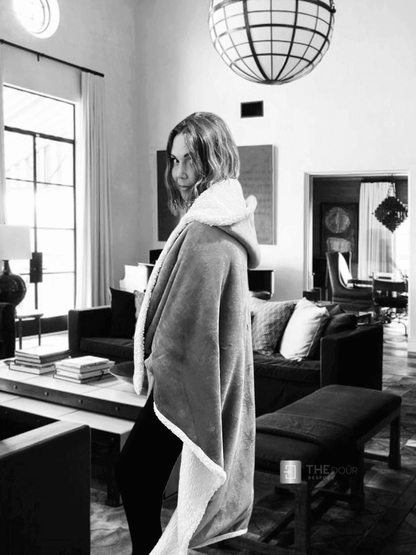 CwtchCape Camper Sherpa Fleece Hoodie Walkie Blanket Adult 1 size fits all - 4 Colours