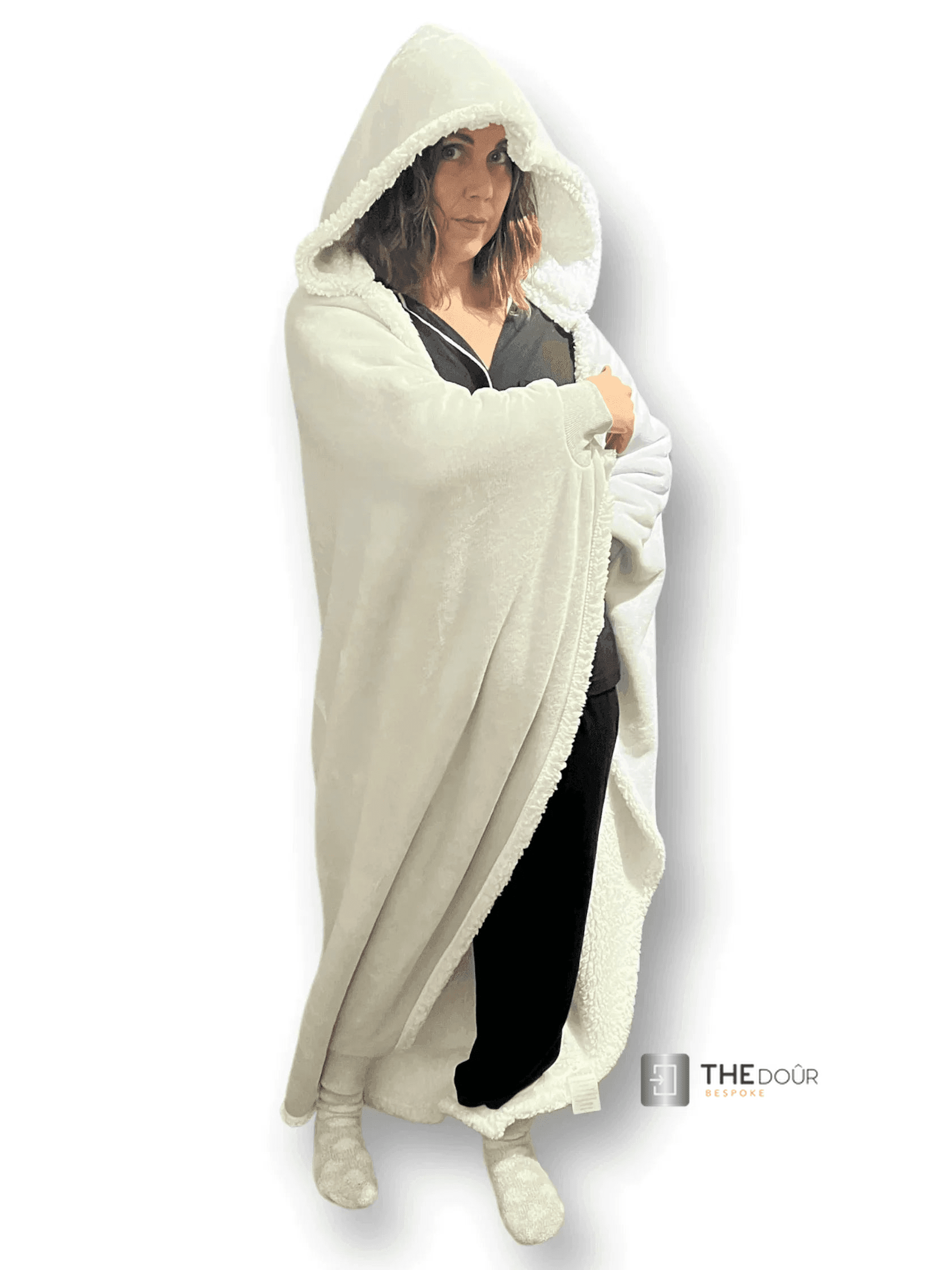 CwtchCape Camper Sherpa Fleece Hoodie Walkie Blanket Adult 1 size fits all - 4 Colours