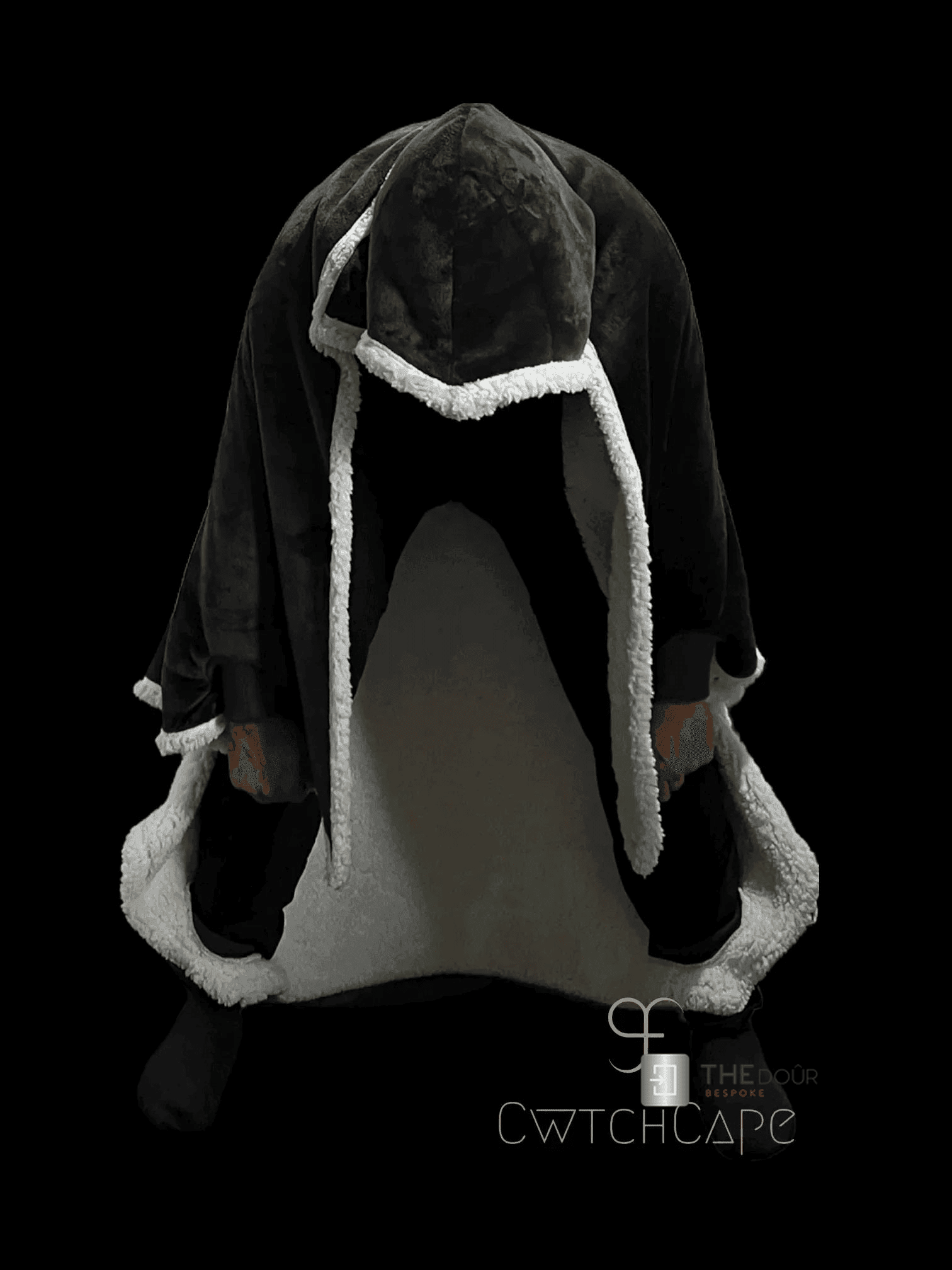 CwtchCape Camper Sherpa Fleece Hoodie Walkie Blanket Adult 1 size fits all - 4 Colours