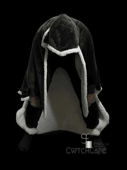 CwtchCape Camper Sherpa Fleece Hoodie Walkie Blanket Adult 1 size fits all - 4 Colours