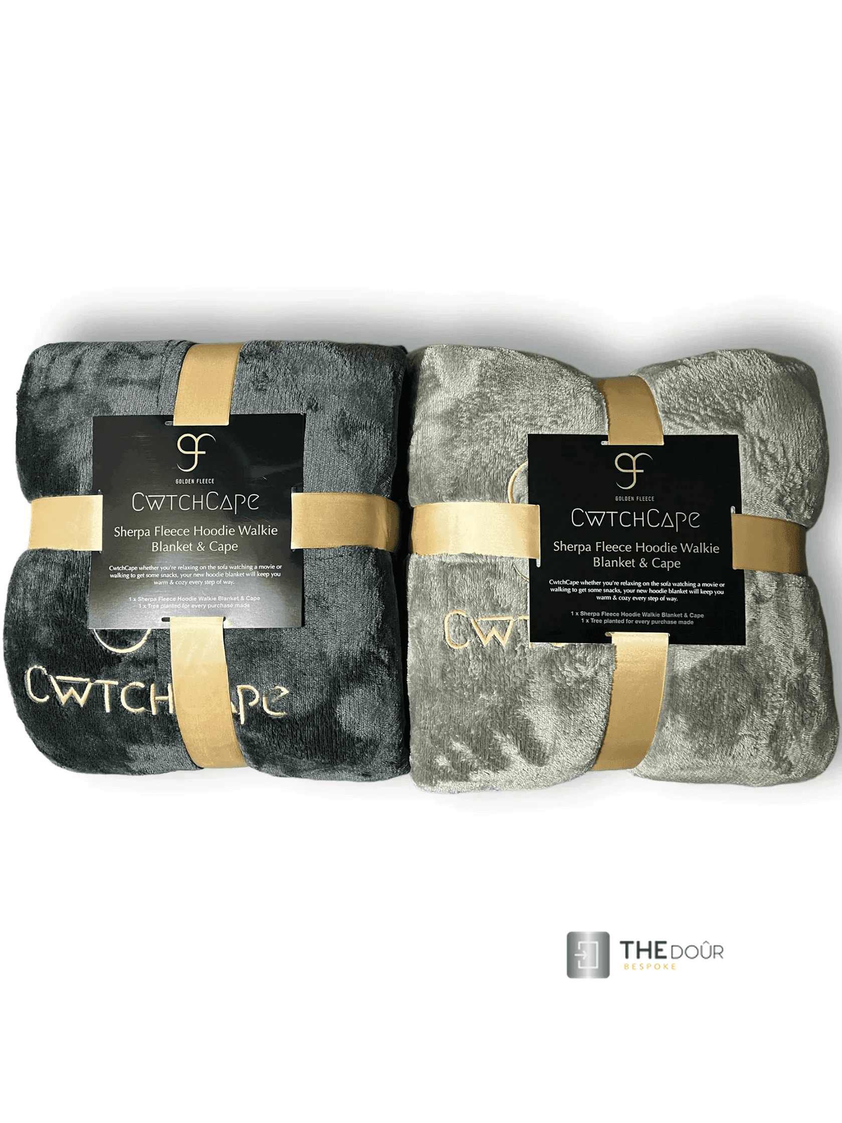 CwtchCape Camper Sherpa Fleece Hoodie Walkie Blanket Adult 1 size fits all - 4 Colours