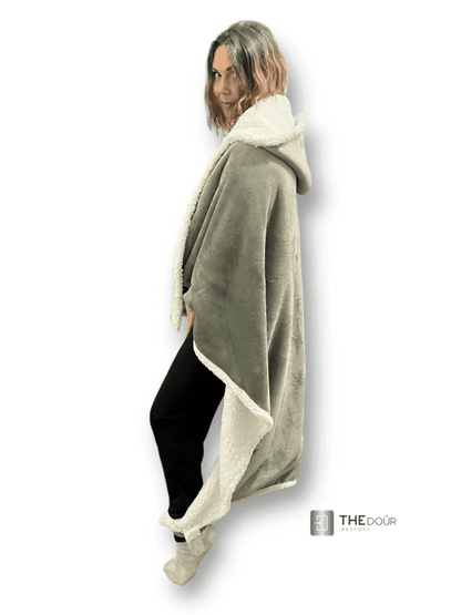 CwtchCape Camper Sherpa Fleece Hoodie Walkie Blanket Adult 1 size fits all - 4 Colours