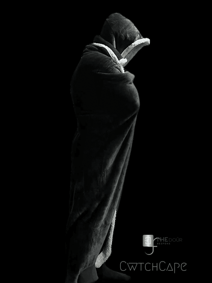 CwtchCape Camper Sherpa Fleece Hoodie Walkie Blanket Adult 1 size fits all - 4 Colours