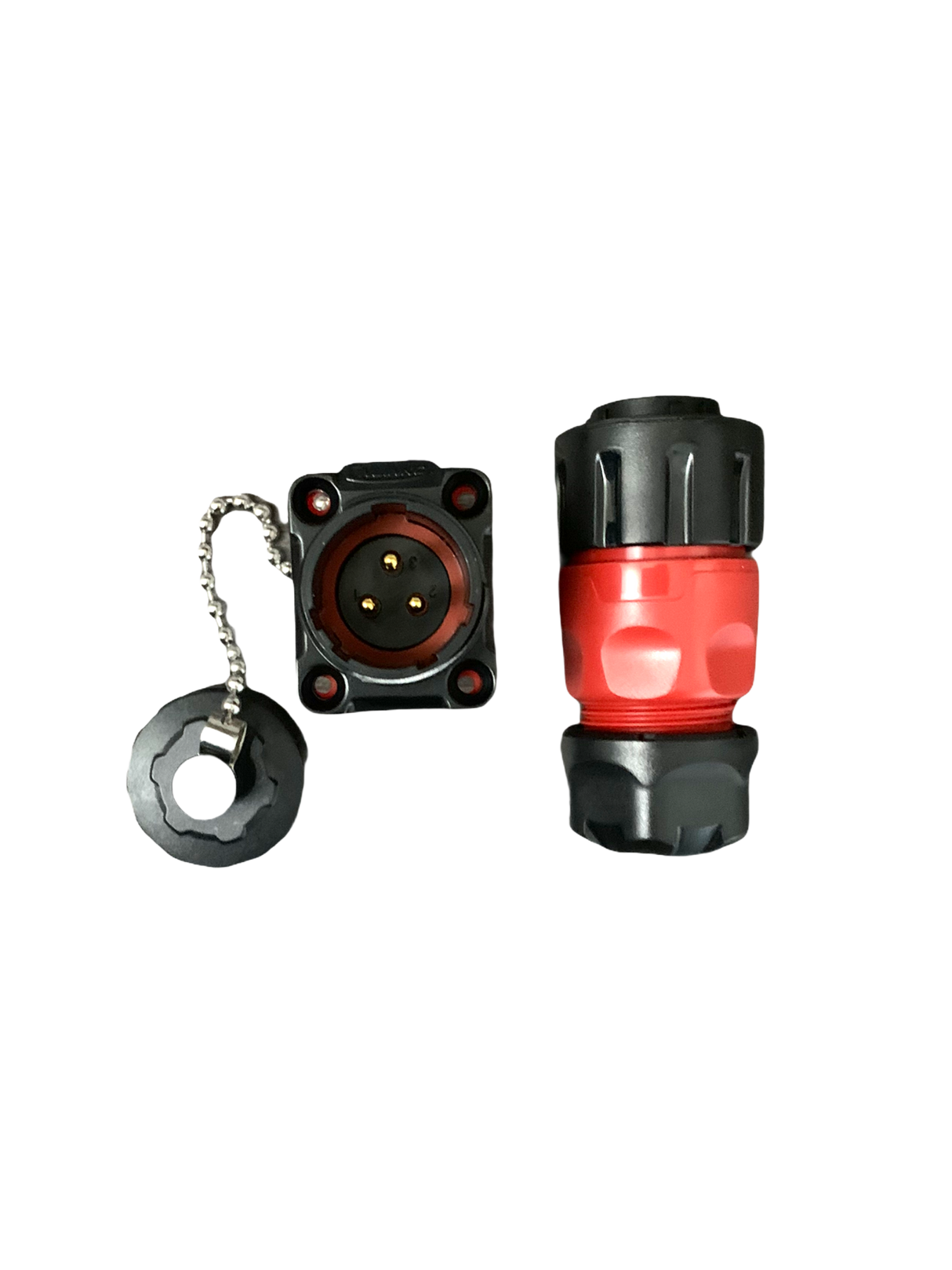 IP67 COMPACT Surface Mounted 240v Electric Hookup Red & Black