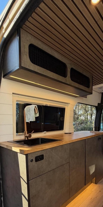 Easy Cut Tambour Vertical or Horizontal Sliding Door Kit & Parts, Up to 1000mm x 1000mm Area.