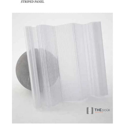 FLEXdoûr 3 Side Folding PVC Shower Enclosure Doors with central Opening 1850mm Height x Various Widths