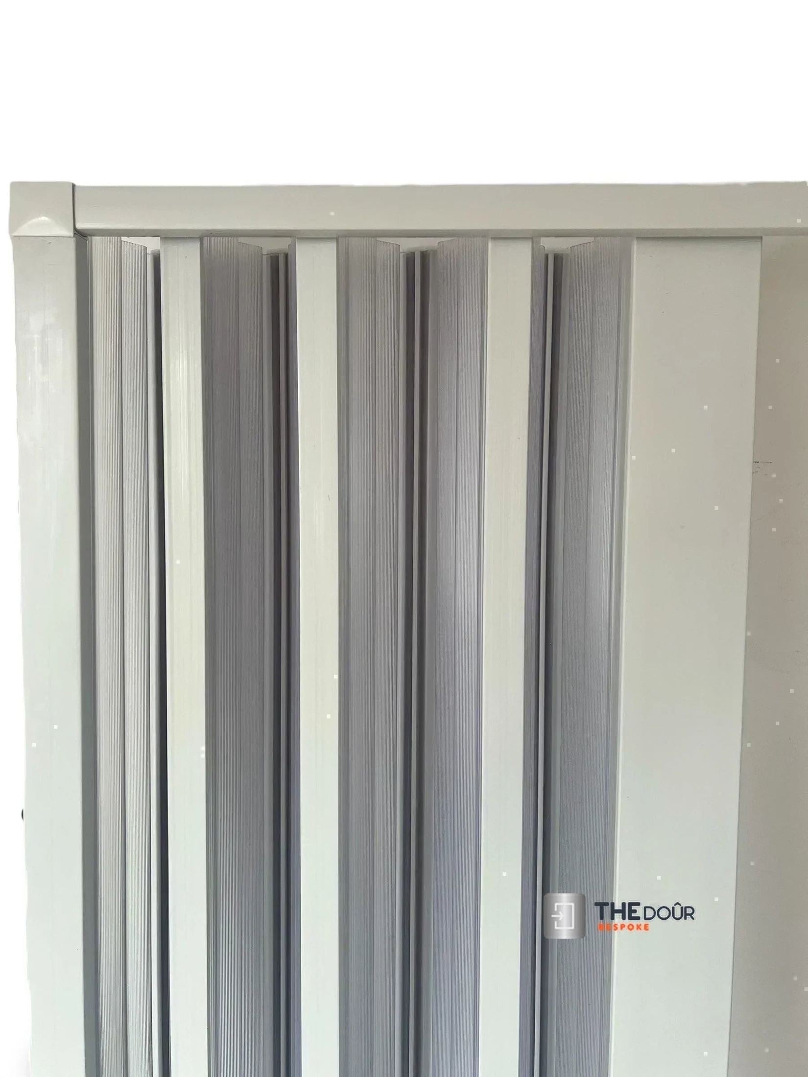 FLEXdoûr PVC Folding Shower Door with Side Opening 1850mm Height x Various Width