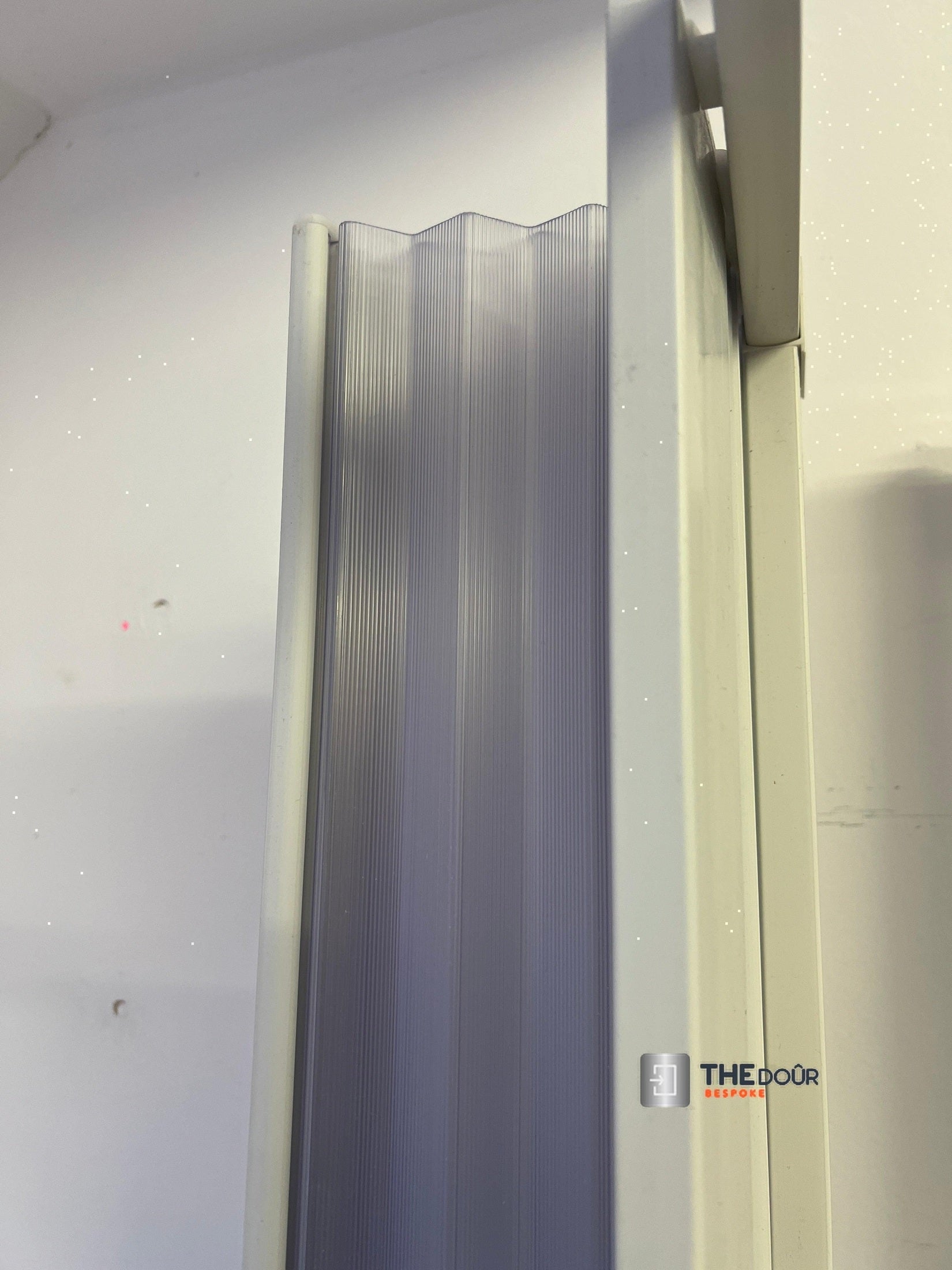 FLEXdoûr PVC Folding Shower Door with Side Opening 1850mm Height x Various Width