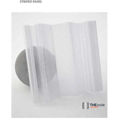 FLEXdour Folding PVC Shower Enclosure Doors Central Opening 1850mm Height x Various Width