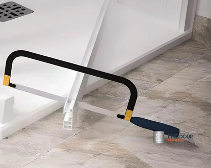 FLEXdour Folding PVC Shower Enclosure Doors Central Opening 1850mm Height x Various Width