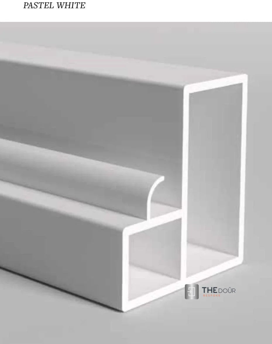 FLEXdoûr PVC Folding Shower Door with Side Opening 1850mm Height x Various Width