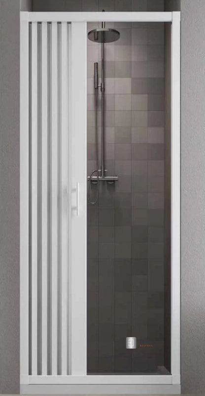 FLEXdoûr PVC Folding Shower Door with Side Opening 1850mm Height x Various Width