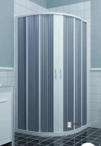 FLEXdoûr PVC Shower Door with Central Opening 1850mm Height x Various Width