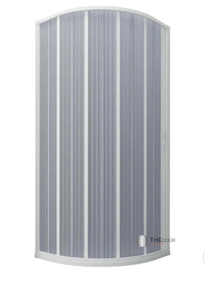 FLEXdoûr PVC Shower Door with Side Opening 1850mm Height x Reducible Width