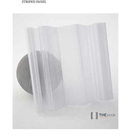 FLEXdoûr PVC Shower Door with Side Opening 1850mm Height x Reducible Width