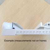 FLEXdoûr Folding PVC Shower Enclosure Door with Side Opening 1850mm Height x Various Reducible Width "Made in Italy"