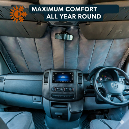 Mercedes Sprinter Magnetic Window Covers – Models (2019 – Current) | Insulated Blackout Privacy Sets