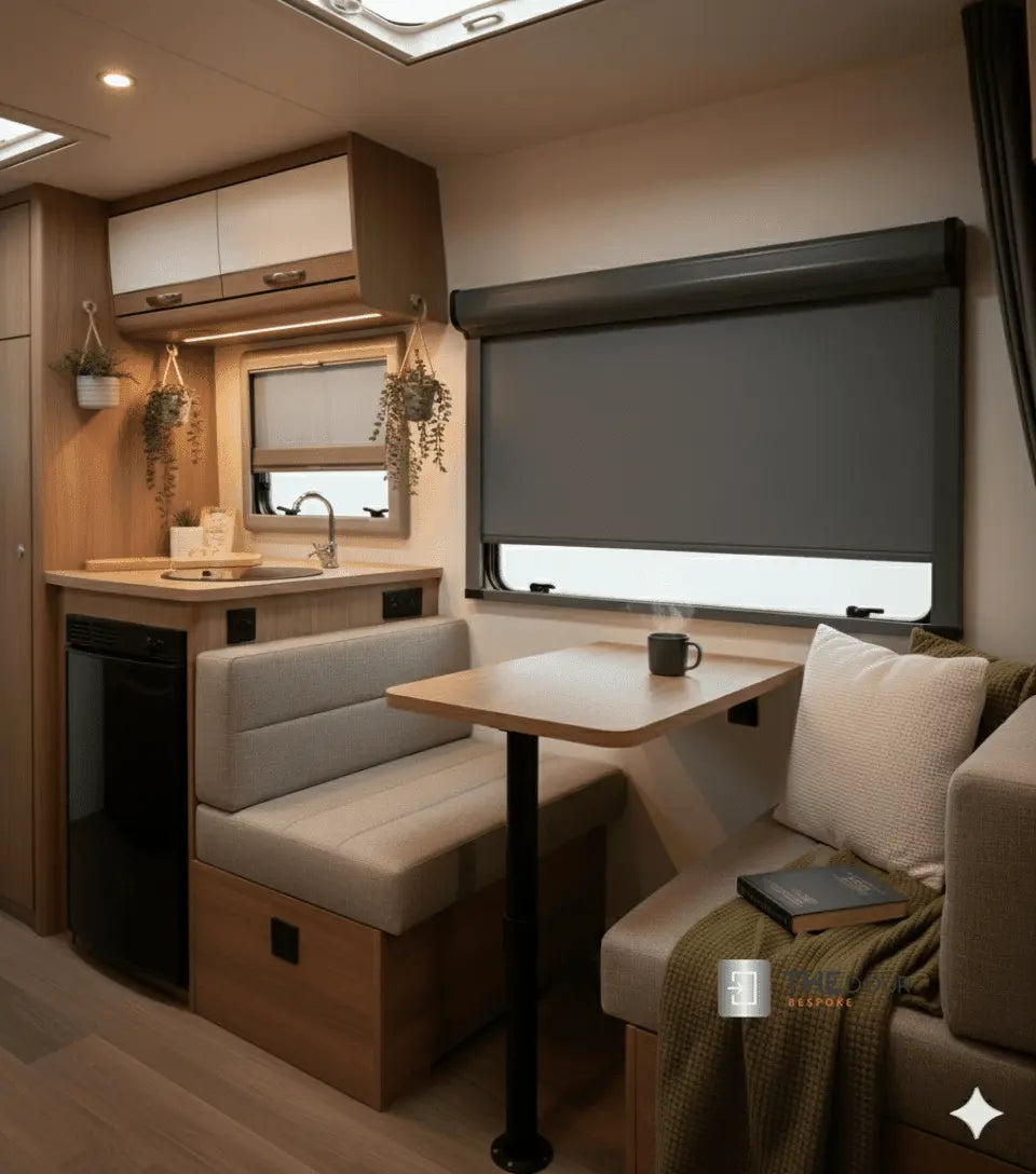 ROLdour Vertical Black out Roller Blind from 1500mm up to 2000mm Wide x up to 1000mm Tall Made to Measure THEdoûr Bespoke