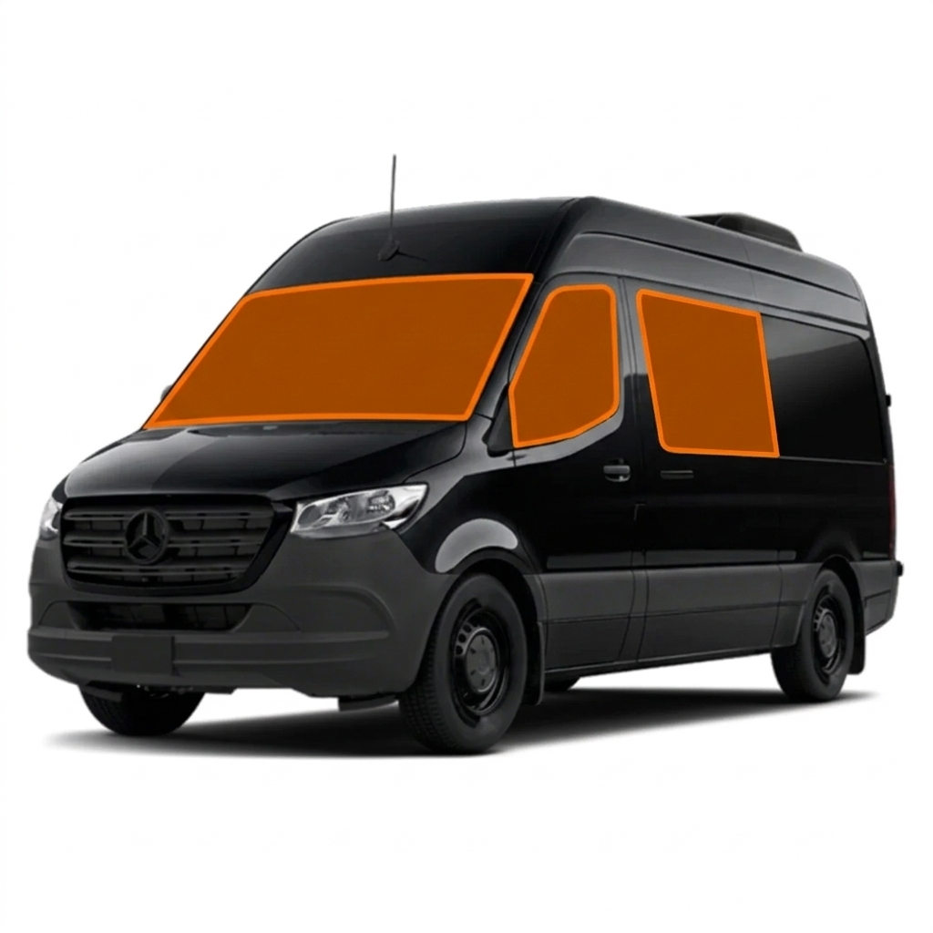 Mercedes Sprinter Magnetic Window Covers – Models (2019 – Current) | Insulated Blackout Privacy Sets
