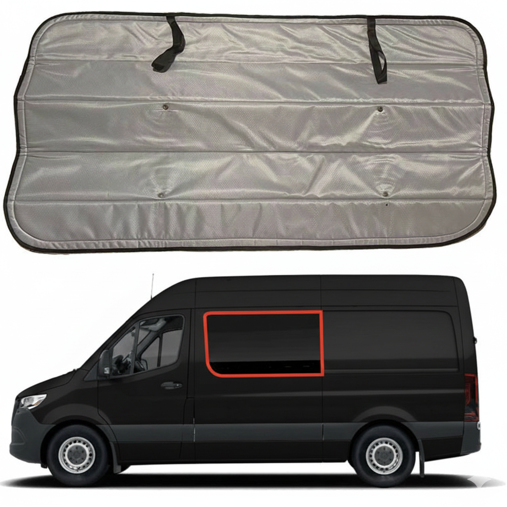 Mercedes Sprinter Magnetic Window Covers – Models (2019 – Current) | Insulated Blackout Privacy Sets