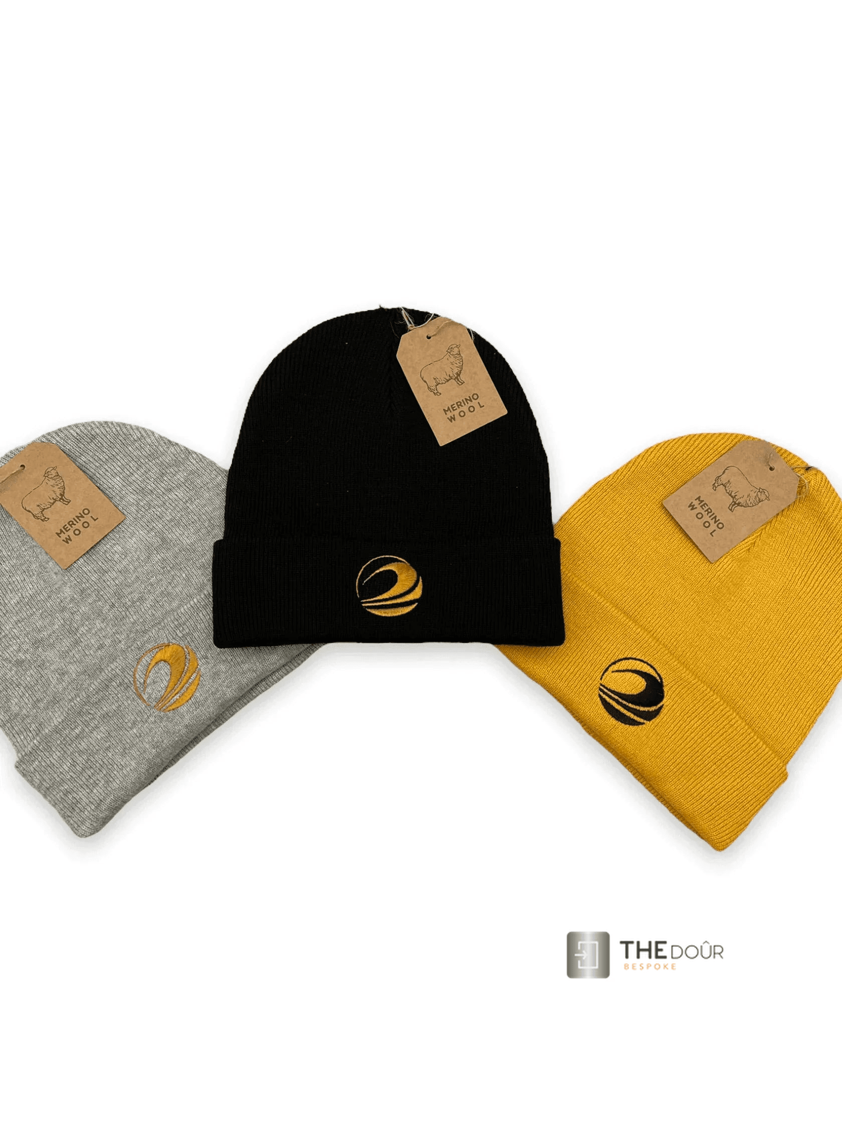 Golden Fleece Wave Marino Wool Beanies