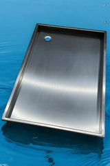 Campervan / RV Shower Trays 304-Grade Stainless Steel - 3 Set Size Options