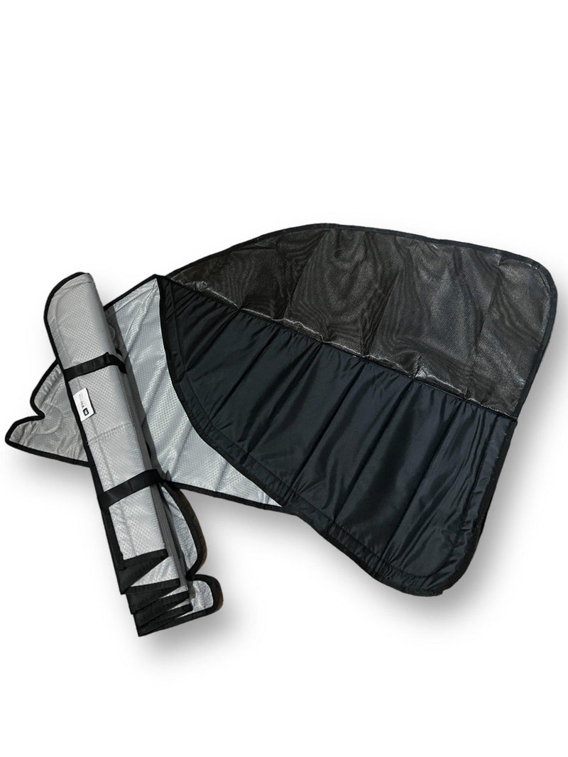 Load image into Gallery viewer, WINdoûr Insulated ￼Magnetic Window Covers for All Sprinter Models, A Pair of ￼Blackout Covers with added Mosquito Nets for Driver &amp; Passenger side Doors.
