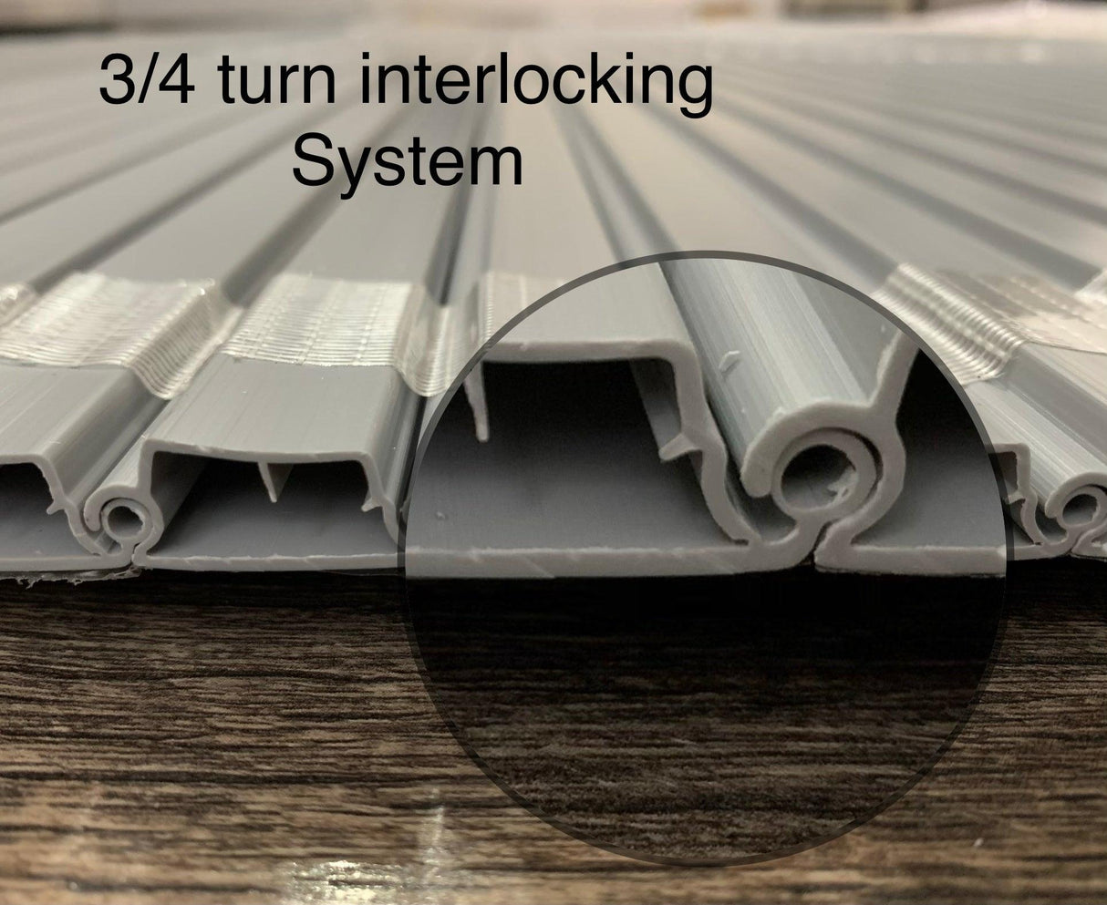 Tambour  Black or White or Silver Door kits - Custom Made to the MM from 1500mm up to 2000mm tall