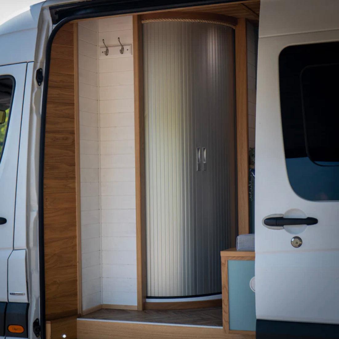 Tambour  Black or White or Silver Door kits - Custom Made to the MM from 1500mm up to 2000mm tall
