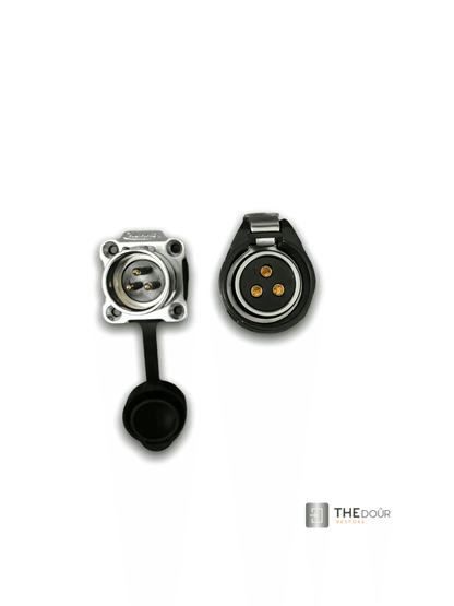 IP67 COMPACT Surface Mounted 240v Electric Hookup Red & Black