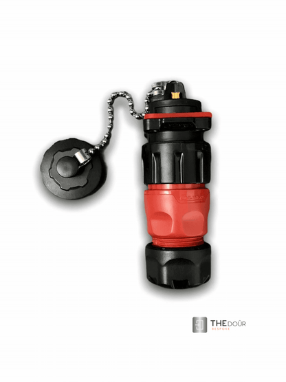 IP67 COMPACT Surface Mounted 240v Electric Hookup Red & Black