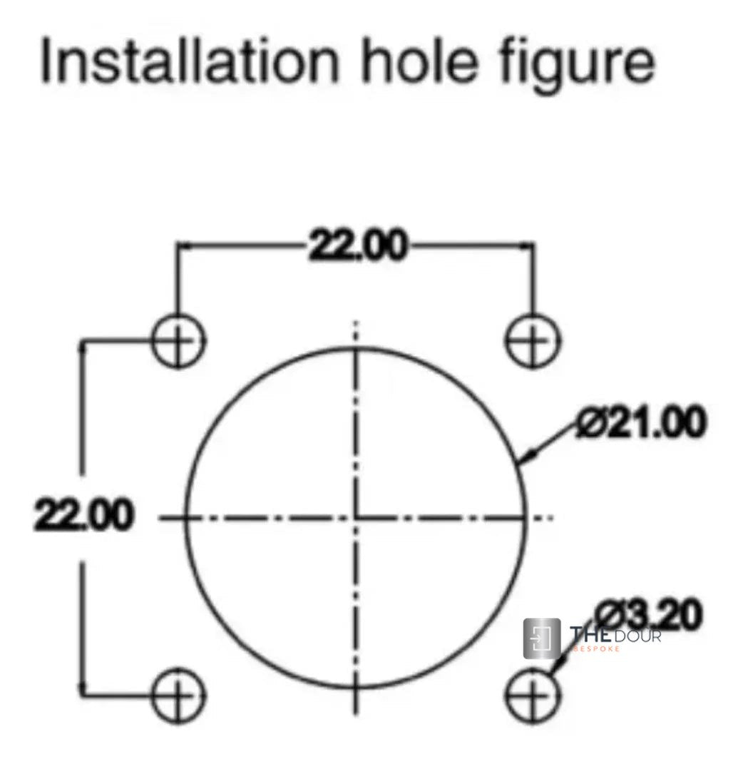 IP67 COMPACT Surface Mounted 240v Electric Hookup Red & Black