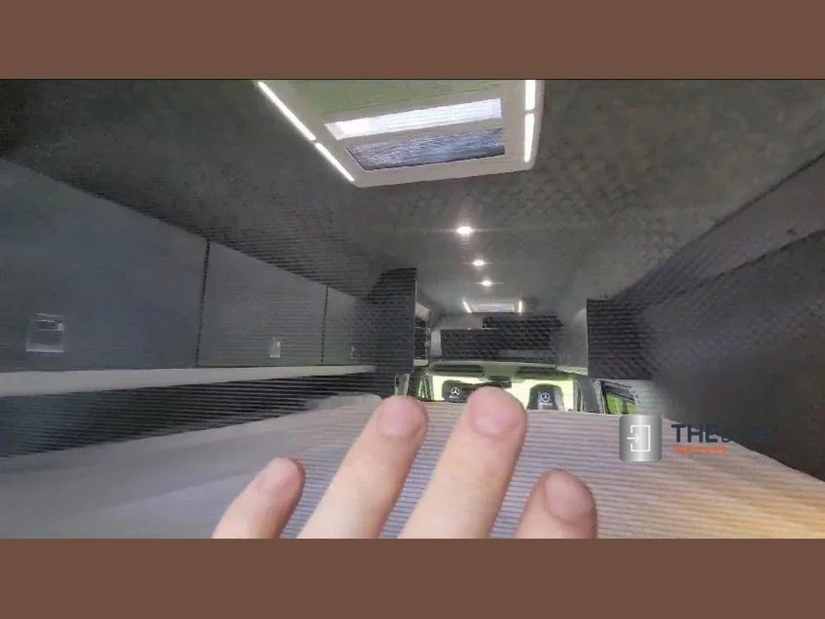 ROLdour Slimline Blind Medium Size, Double Slide Made to Measure Complete Blackout Blind & Net / Screen