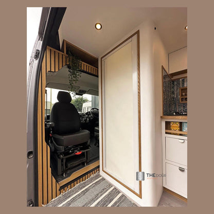 ROLdour Campervan / RV Shower Door PRE MADE 1700mm Tall x 1000mm Self Cut Width