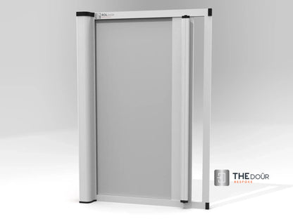 ROLdour – Maßanfertigung. Bestellen Sie jede Patronenlänge in mm bis max. 2000 mm x jede Schienenlänge in mm bis max. 1000 mm (Gesamtgröße bis zu den Außenkanten des Rahmens).