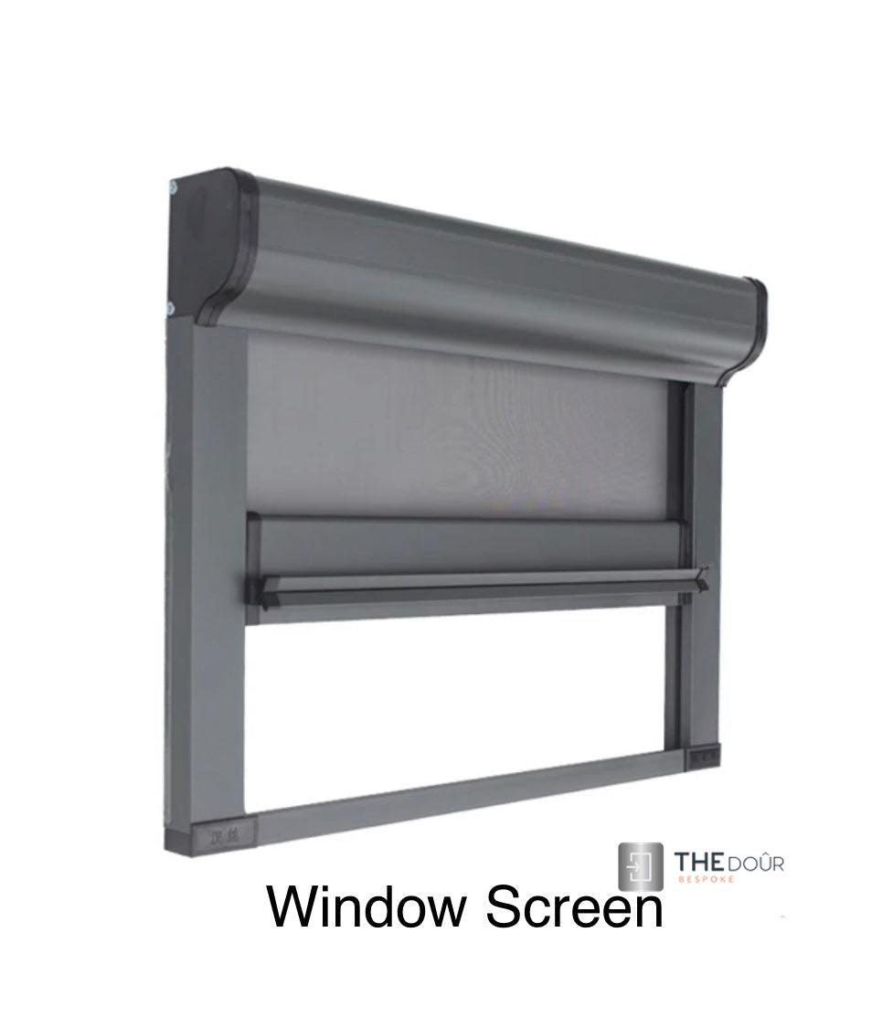 ROLdour Slimline Vertical 400mm up to 1500mm Wide x 400mm up to 1000mm tall, Retractable Roller Blackout or Mosquito Net Blinds Custom Made to Measure