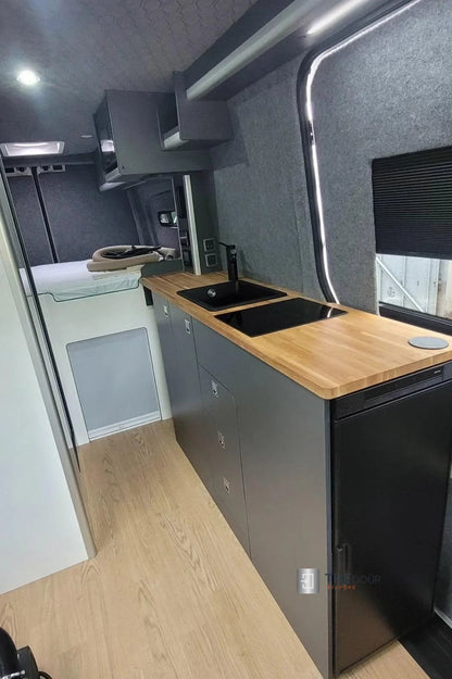 ROLdour Small Custom Made, Space Saving Horizontal or Vertical Sliding Door / Screen, Waterproof, Blackout in Lightweight Aluminium Frame