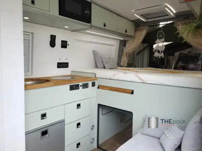 ROLdour Small Custom Made, Space Saving Horizontal or Vertical Sliding Door / Screen, Waterproof, Blackout in Lightweight Aluminium Frame