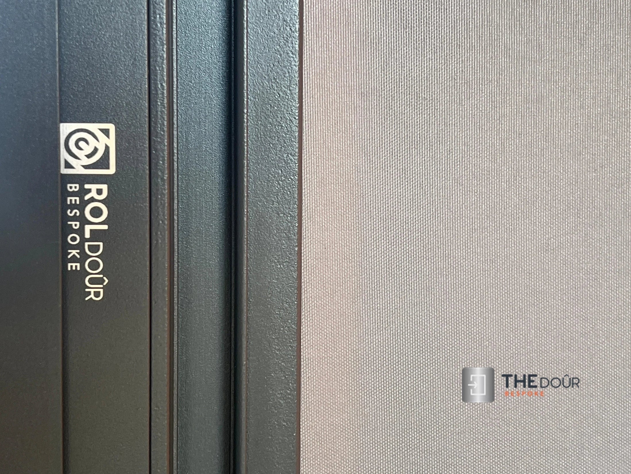 ROLdour Small Custom Made, Space Saving Horizontal or Vertical Sliding Door / Screen, Waterproof, Blackout in Lightweight Aluminium Frame