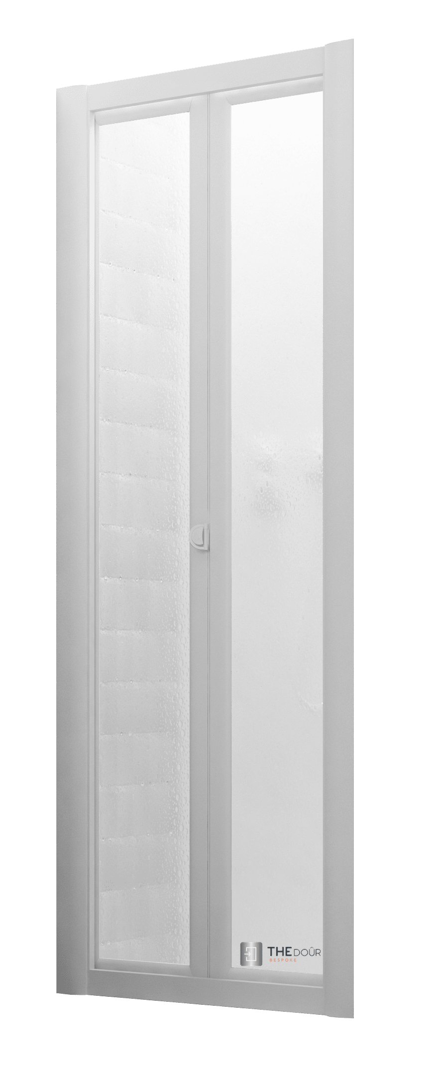 SAFEdour (ZERO Glass) Bi-Folding Safe Shower Door for Homes, Public Spaces, Campervans & Motorhomes