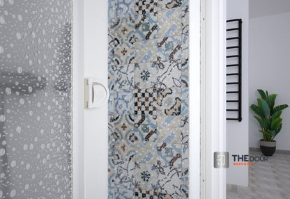 SAFEdour (ZERO Glass) Single Sliding Shower Door for Homes, Public Spaces, Campervans & Motorhomes