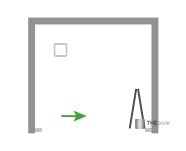 SAFEdour (ZERO Glass) Bi-Folding Safe Shower Door for Homes, Public Spaces, Campervans & Motorhomes