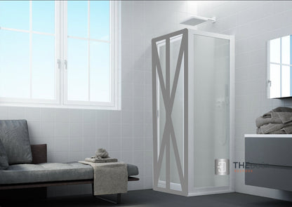 SAFEdour (ZERO Glass) Fixed Panels – Glass-Free Safety for Custom, Corner & Combo Showers