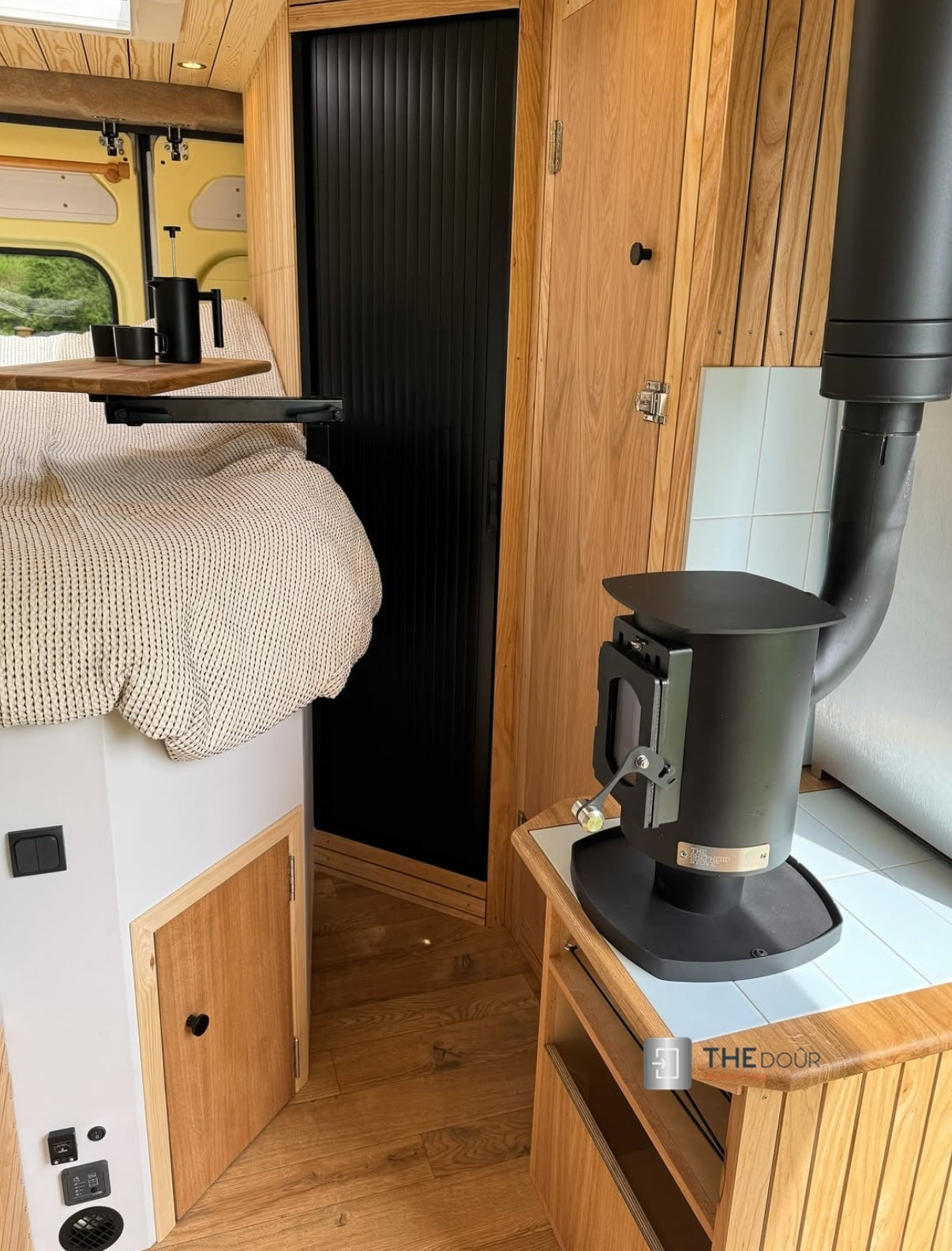 TAMdoûr Tambour Door Kit Cut 1850mm x 700mm with Flex Track for Straight Slide with 90 degree turn or Curved Close Finish