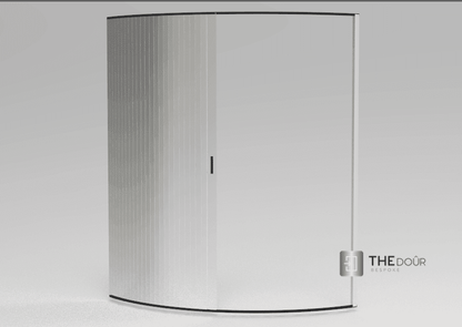 TAMdoûr Tambour Door Kit Cut 1850mm x 700mm with Flex Track for Straight Slide with 90 degree turn or Curved Close Finish