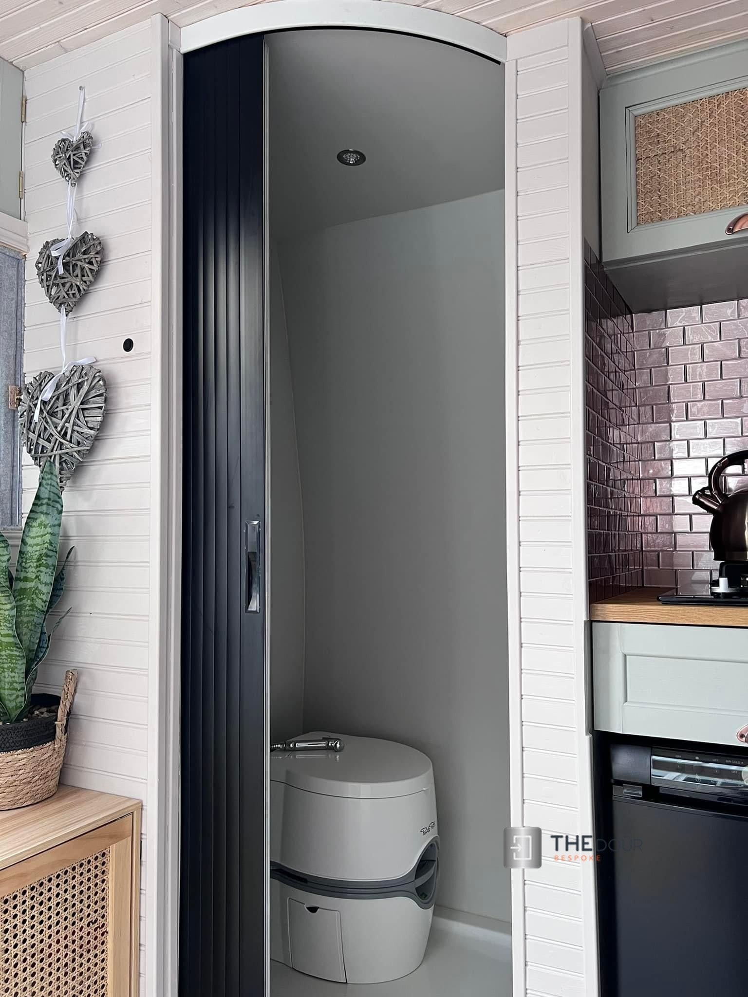 TAMdoûr Tambour Door Kit Cut 1850mm x 700mm with Flex Track for Straight Slide with 90 degree turn or Curved Close Finish